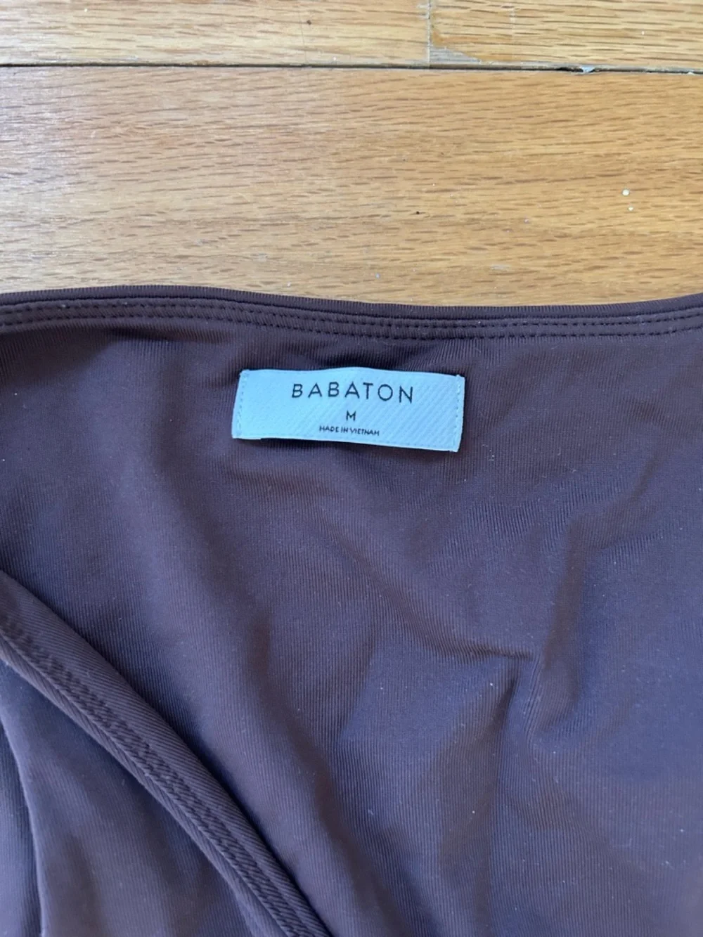 Chocolate brown V-Neck Sleeveless Romper - Picture 2 of 3